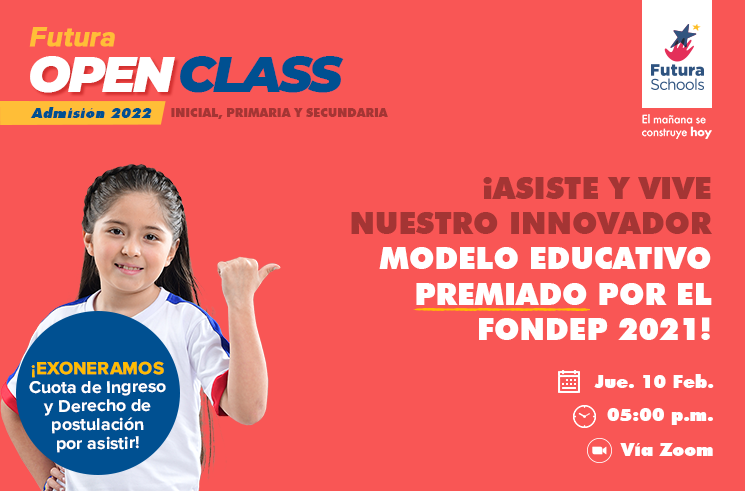 📣¡Sé parte de nuestra última clase modelo en el #FuturaOpenClass! 🌟